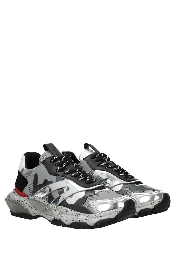 商品Valentino|Sneakers Leather Silver,价格¥2507,第2张图片详细描述