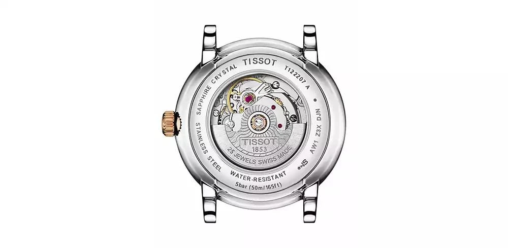 商品Tissot|Women's Swiss Automatic Carson Premium Two-Tone Stainless Steel Bracelet Watch 30mm,价格¥3520,第3张图片详细描述