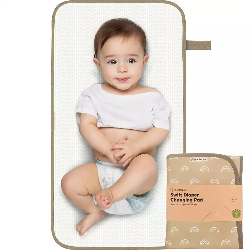 商品KeaBabies|Swift Diaper Changing Pad, Portable Waterproof Diaper Changing Pad for Baby, Travel Changing Pad for Diaper Bag,价格¥105,第1张图片