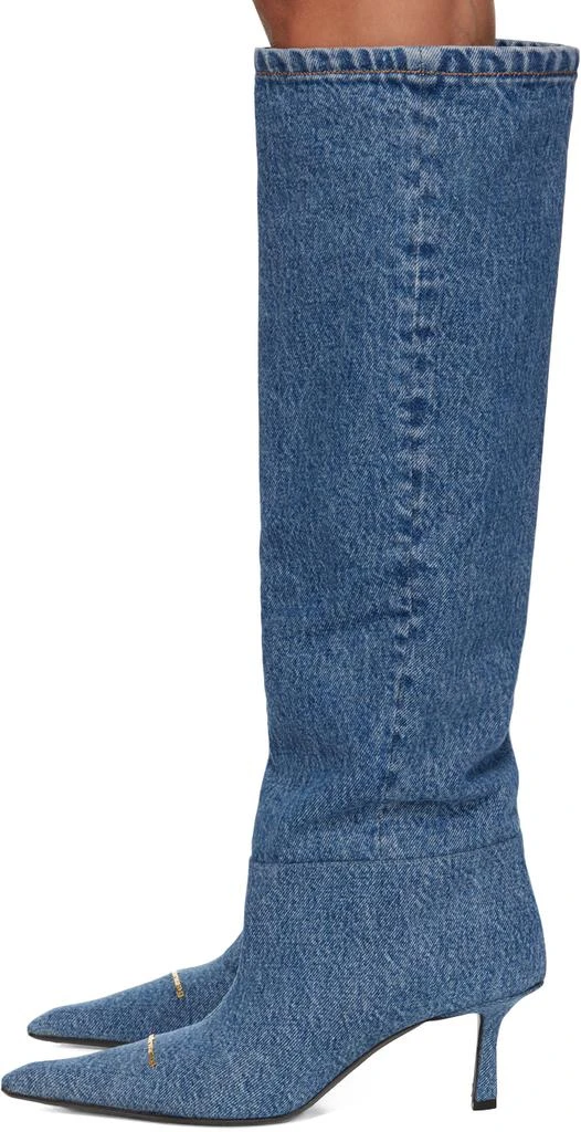 商品Alexander Wang|Indigo Viola Denim Boots,价格¥7011,第3张图片详细描述