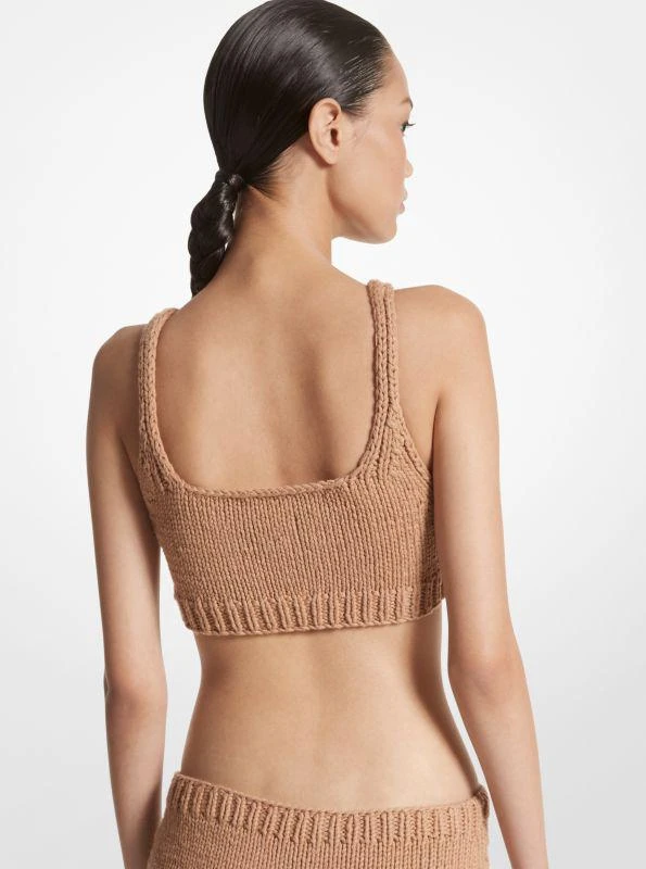 商品Michael Kors|Hand-Knit Cotton and Cashmere Bra Top,价格¥1912,第2张图片详细描述