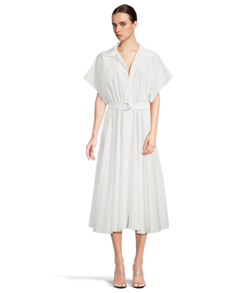 商品Norma Kamali|Super Oversized Sleeveless Boyfriend Neck Shirt Flared Dress To Mid-thigh,价格¥2450,第1张图片