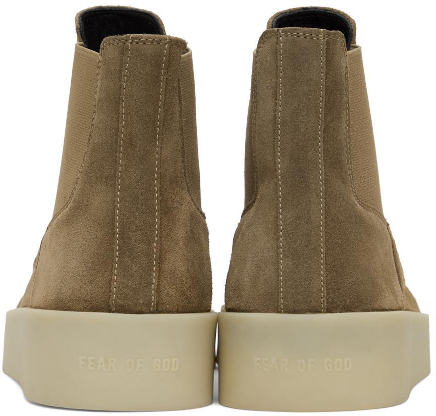 商品Fear of god|Taupe Suede Chelsea Boots,价格¥5486,第6张图片详细描述