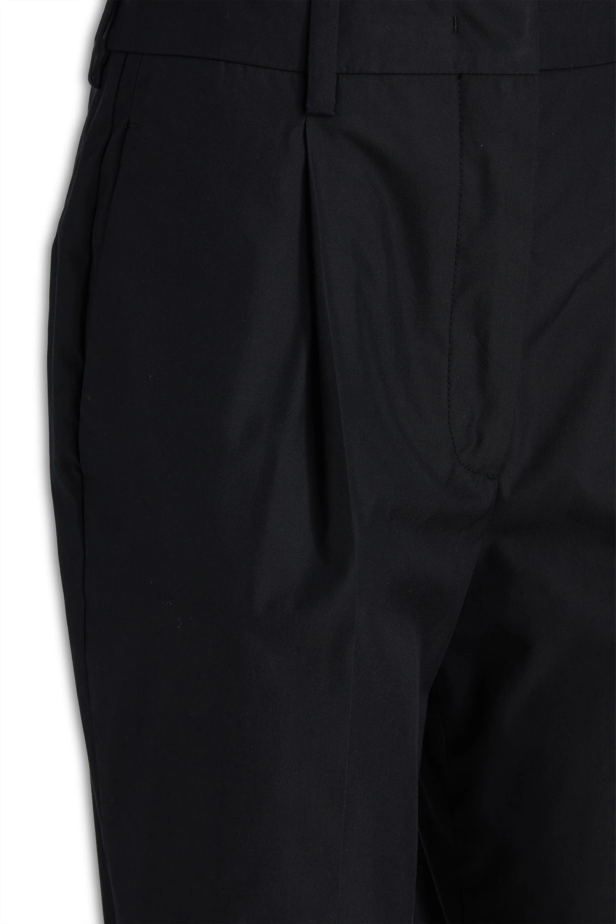 商品【商品预售7天】 Prada|Prada 女士休闲裤 P287G12NSF0002 黑色,价格¥4144,第4张图片详细描述