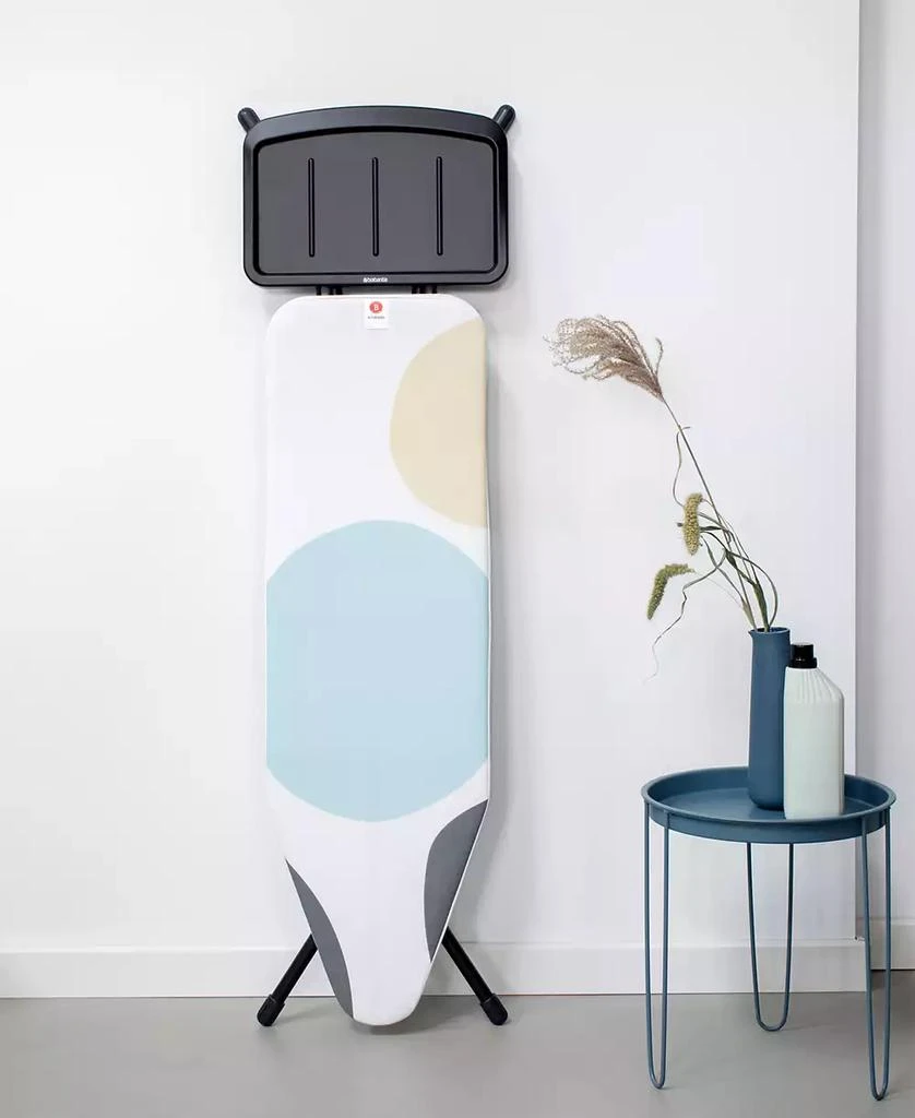 商品Brabantia|Ironing Board B, 49" x 15", 124 x 38 Centimeter - Solid Steam Unit Holder, 1" 25 Millimeter Black Frame,价格¥1466,第3张图片详细描述