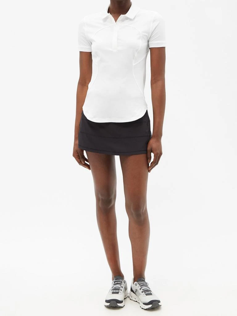 商品Lululemon|Curved-hem jersey polo shirt,价格¥322,第2张图片详细描述