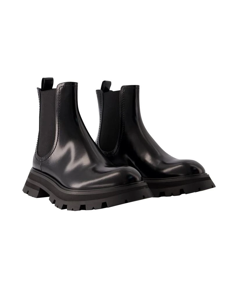 商品Alexander McQueen|Chelsea Boots - Alexander Mcqueen - Leather - Black,价格¥8081,第2张图片详细描述