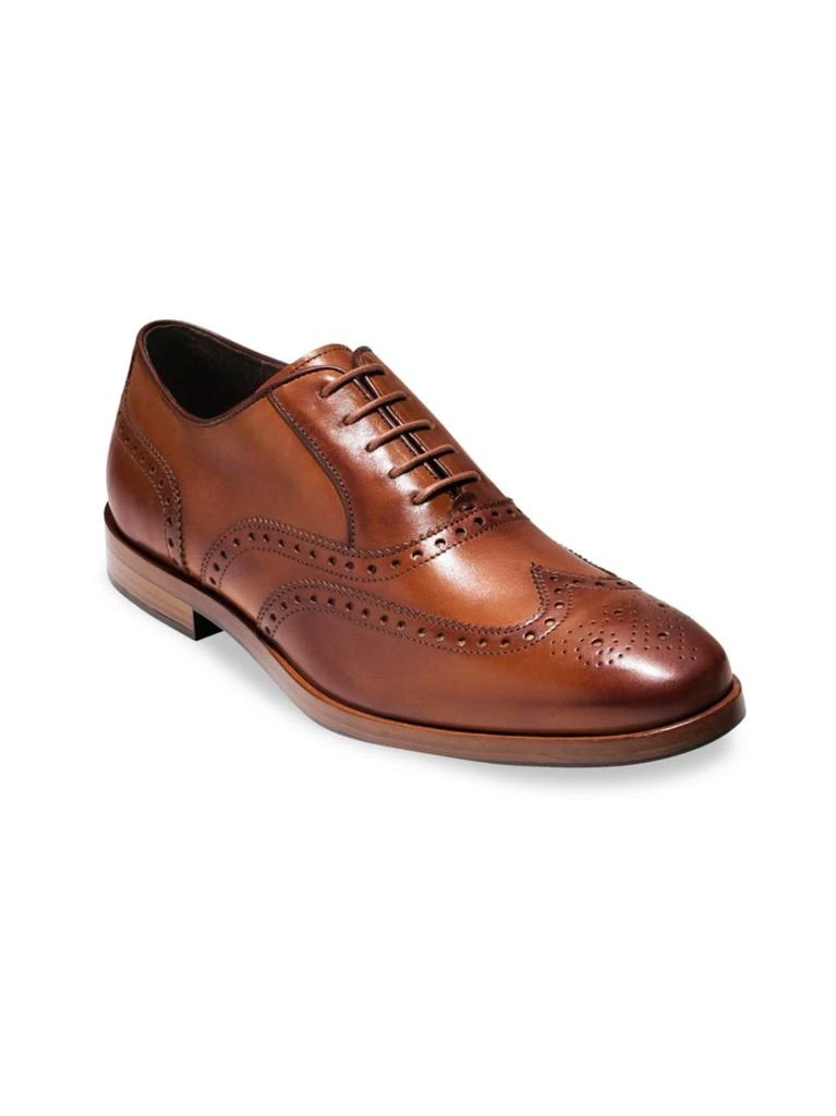 商品Cole Haan|Cole Haan - Hamilton Grand Wingtip Oxford Leather Shoes,价格¥1259,第2张图片详细描述