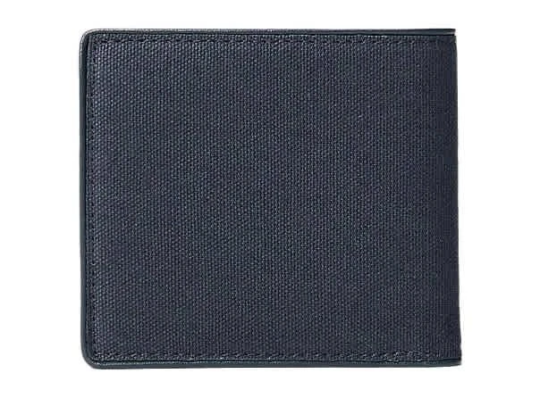 商品Ralph Lauren|Polo Ralph Lauren Navy/410 Men's Rainbow Logo Canvas Wallet,价格¥373,第3张图片详细描述