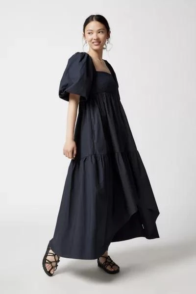 商品Kimchi Blue|Kimchi Blue Shara Puff Sleeve Midi Dress,价格¥380,第1张图片