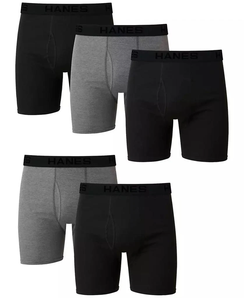 商品Hanes|Men's 5-Pk. Performance Boxer Briefs,价格¥190,第2张图片详细描述