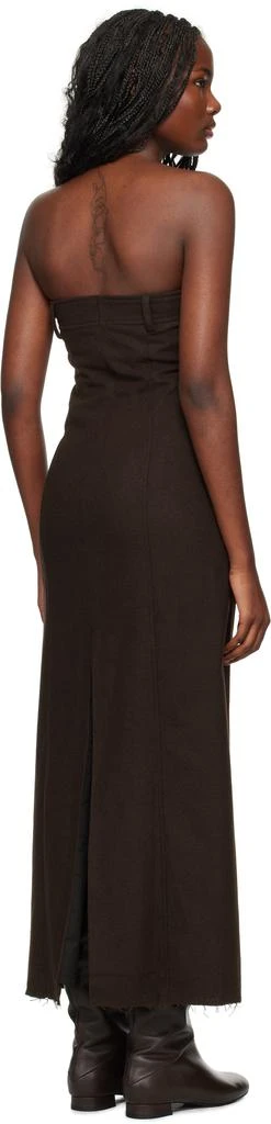 商品Gimaguas|Brown Broadcloth Maxi Dress,价格¥1233,第3张图片详细描述