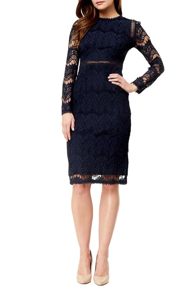 商品Love by Design|Lace Long Sleeve Midi Dress,价格¥311,第1张图片详细描述