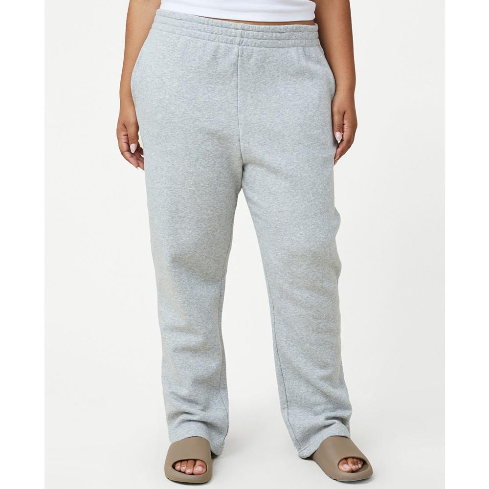 商品Cotton On|Plus Size Trendy Classic Straight Track Pants,价格¥371,第1张图片
