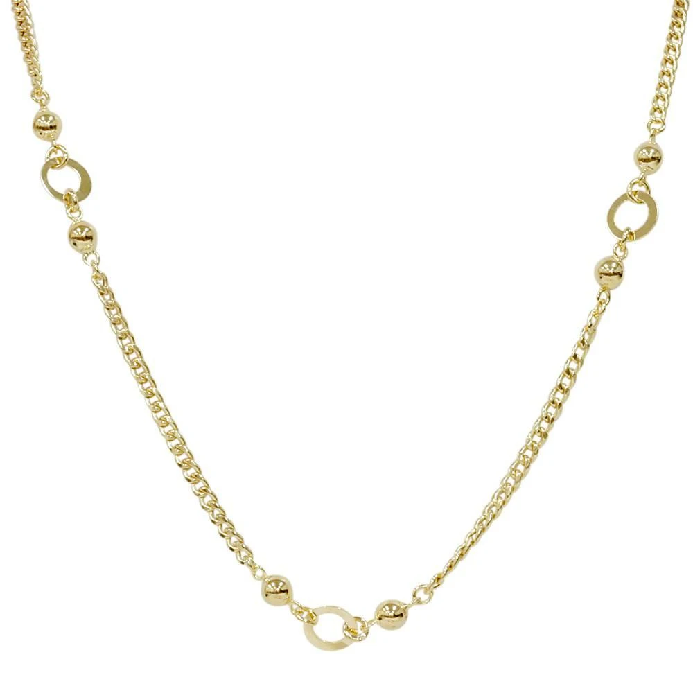 商品Pompeii3|24" 14K Yellow Gold Chain Womens Curb Necklace 15.4 Grams,价格¥13086,第1张图片