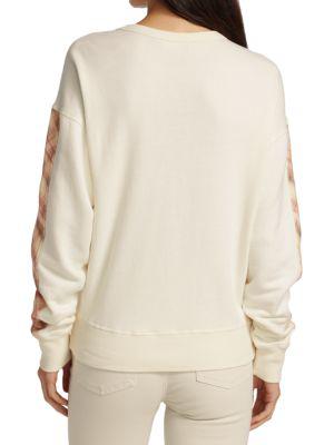 Plaid Azure Sweatshirt商品第2张图片规格展示