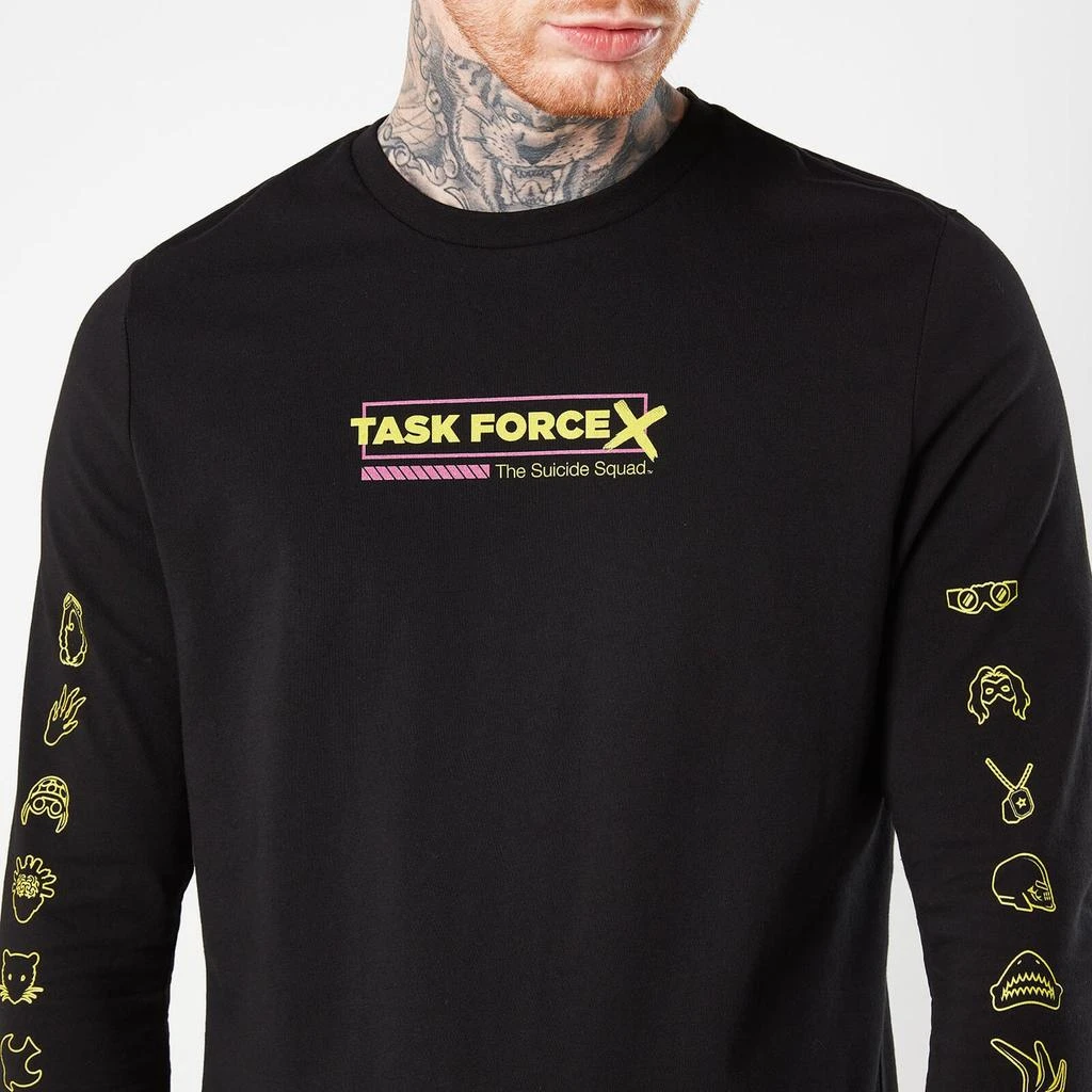 商品Suicide Squad Task Force X Unisex Long Sleeve T-Shirt - Black,价格¥202,第5张图片详细描述