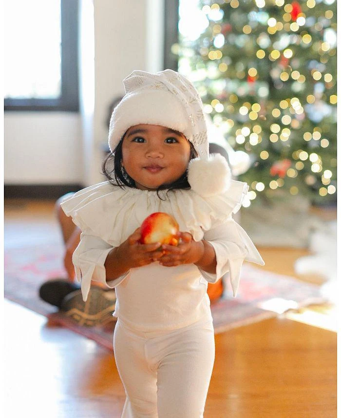 商品Band of the Wild|White Holiday Elf Pajama Costume - Baby, Little Kid, Big Kid,价格¥669,第2张图片详细描述