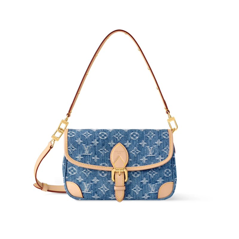 商品Louis Vuitton|LV/路易威登 女士牛仔蓝牛仔布单肩包,价格¥22418,第1张图片