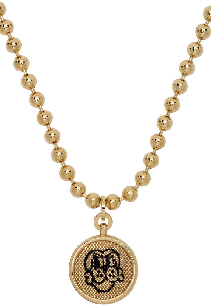 商品Givenchy|Gold Chito Pendant Necklace,价格¥4861,第4张图片详细描述