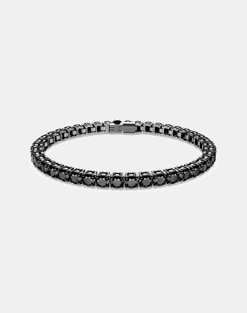 商品Swarovski|Swarovski matrix tennis bracelet in black ruthenium plated,价格¥1779,第2张图片详细描述