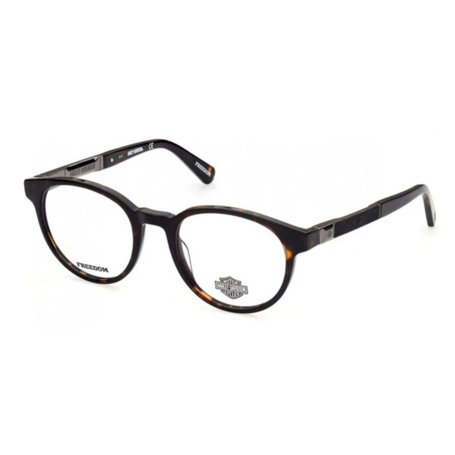 商品Harley Davidson|Demo Round Men's Eyeglasses HD9015 052 51,价格¥141,第1张图片