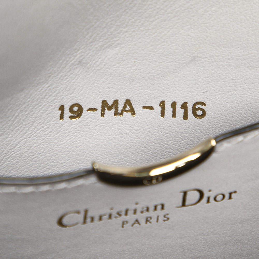 Dior Black/Grey Diorever Squad Leather Satchel商品第6张图片规格展示
