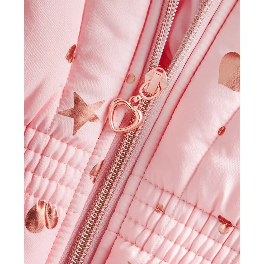商品S Rothschild & CO|Toddler & Little Girls Foiled Quilted Puffed Jacket,价格¥112,第3张图片详细描述