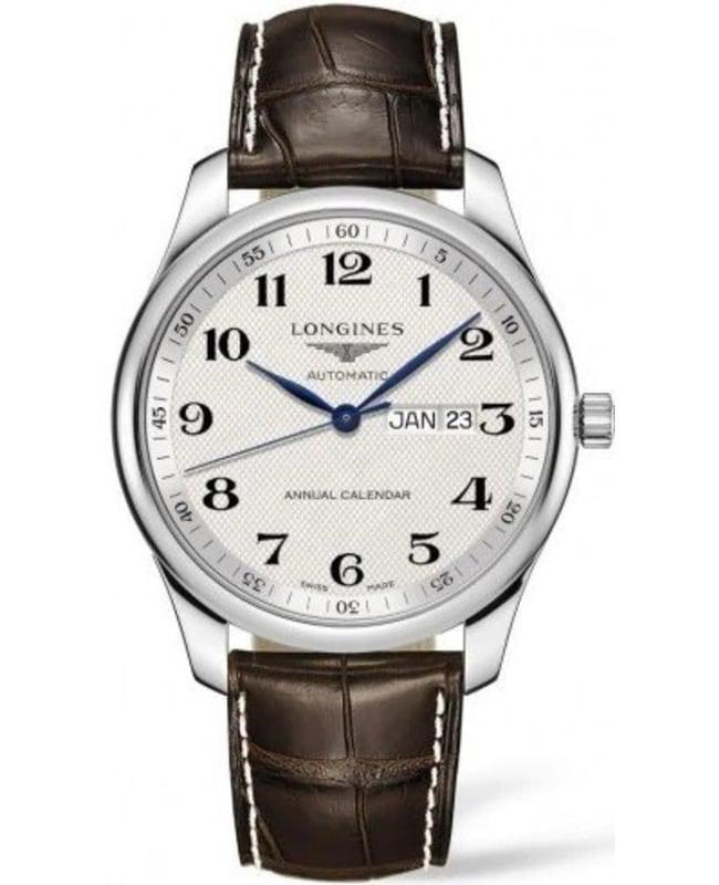 商品Longines|Longines Master Collection Automatic 42mm Silver Dial Brown Leather Strap Men's Watch L2.920.4.78.3,价格¥13777,第1张图片