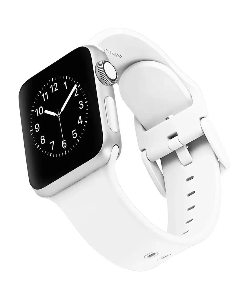 商品WITHit|White Silicone Keeperless Band designed for Apple Watch® 42mm (Series 10) & 38/40/41mm,价格¥74,第1张图片