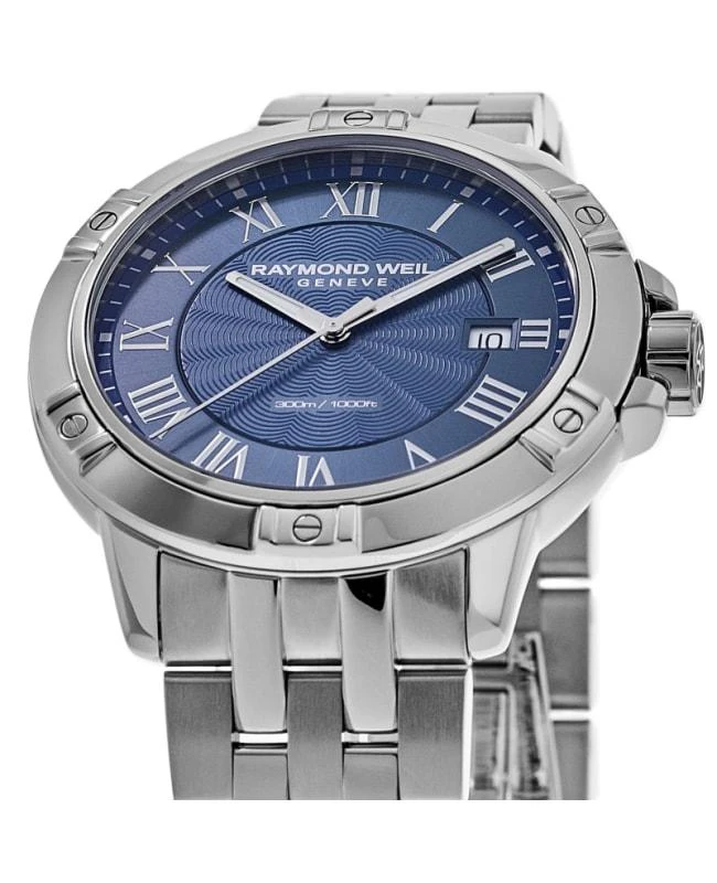 商品Raymond Weil|Raymond Weil Tango Blue Dial Stainless Steel Men's Watch 8160-ST-00508,价格¥7395,第2张图片详细描述