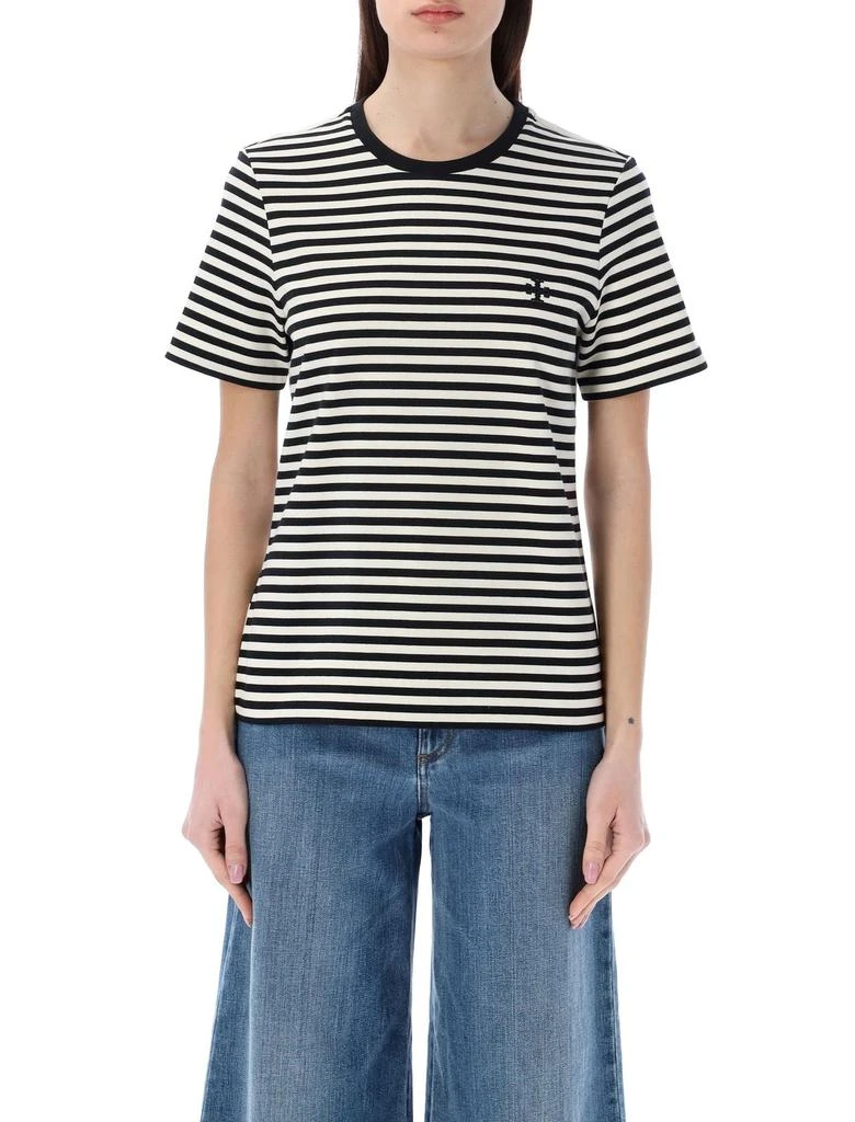 商品Tory Burch|Tory Burch Striped Crewneck T-Shirt,价格¥854,第3张图片详细描述