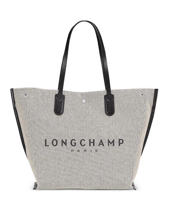 Longchamp x ToiletPaper M Tote bag Cloud Blue - Canvas (10168TPB427)