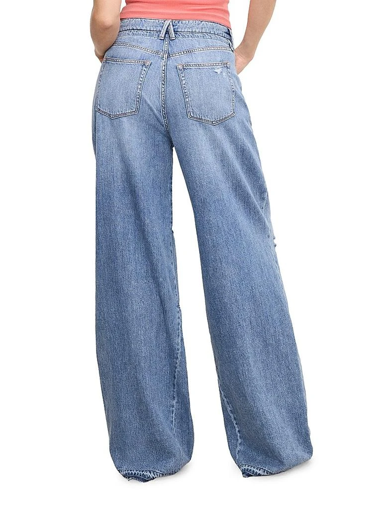商品Good American|Good Ease Denim Relaxed Jeans,价格¥530,第5张图片详细描述
