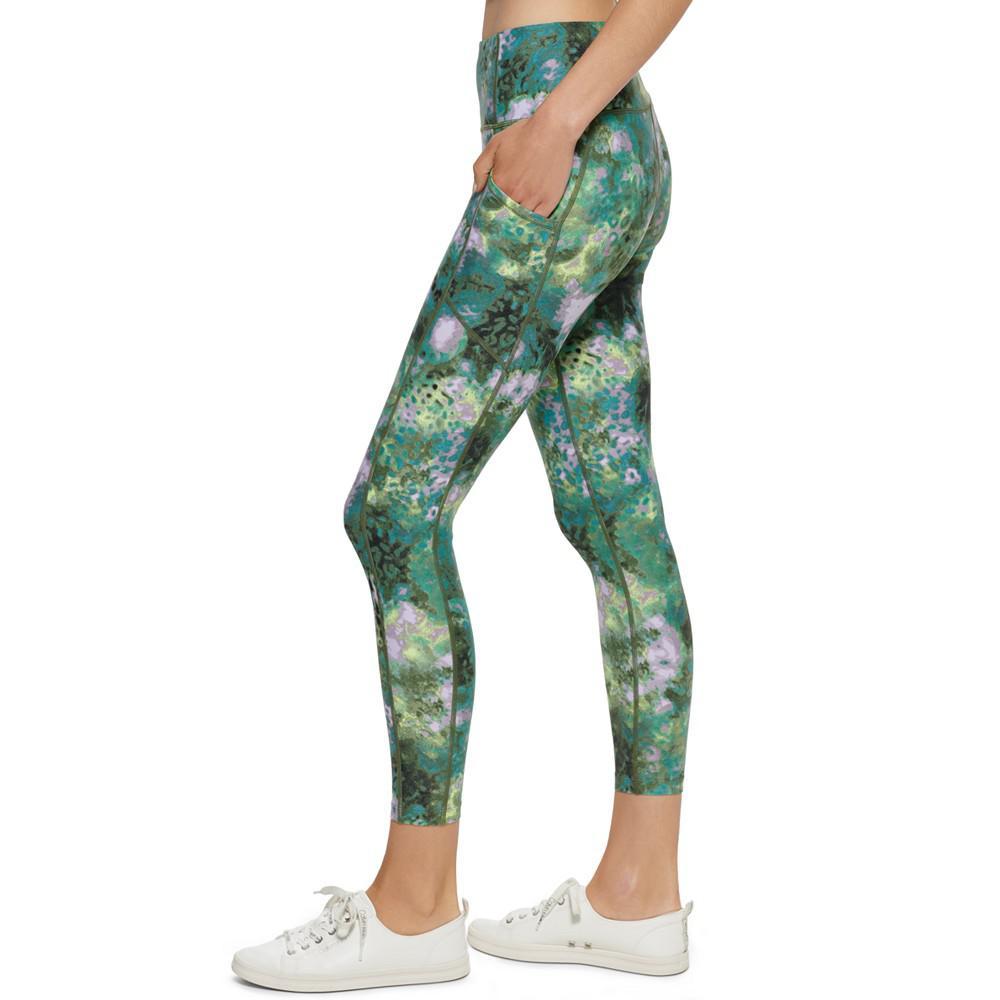 商品Calvin Klein|Printed High-Waist 7/8 Length Leggings,价格¥223,第3张图片详细描述