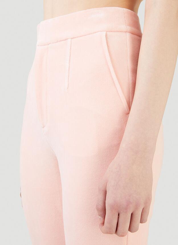 Tailor High-Waisted Pants in Pink商品第5张图片规格展示