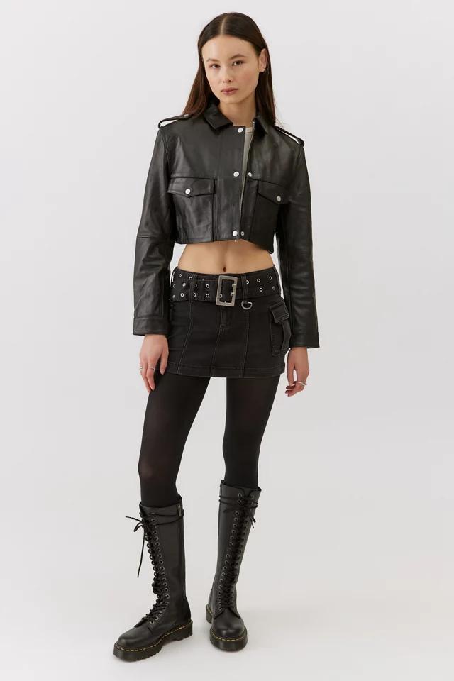 商品Urban Outfitters|UO Joan Belted Mini Skirt,价格¥531,第5张图片详细描述