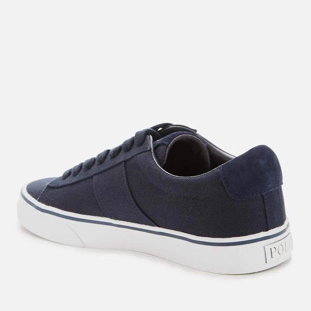 商品Ralph Lauren|Polo Ralph Lauren Men's Sayer Canvas Low Top Trainers,价格¥480,第2张图片详细描述