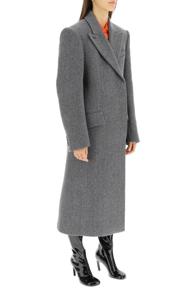 商品Max Mara|'FETTA' LONG COAT IN HERRINGBONE WOOL,价格¥6374,第3张图片详细描述