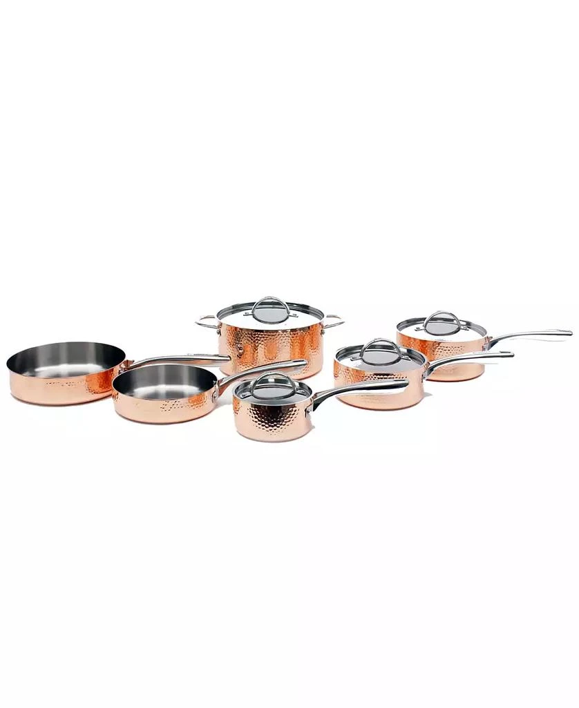 商品BergHOFF|Vintage Collection 10 Piece Polished Copper Cookware Set,价格¥6562,第2张图片详细描述