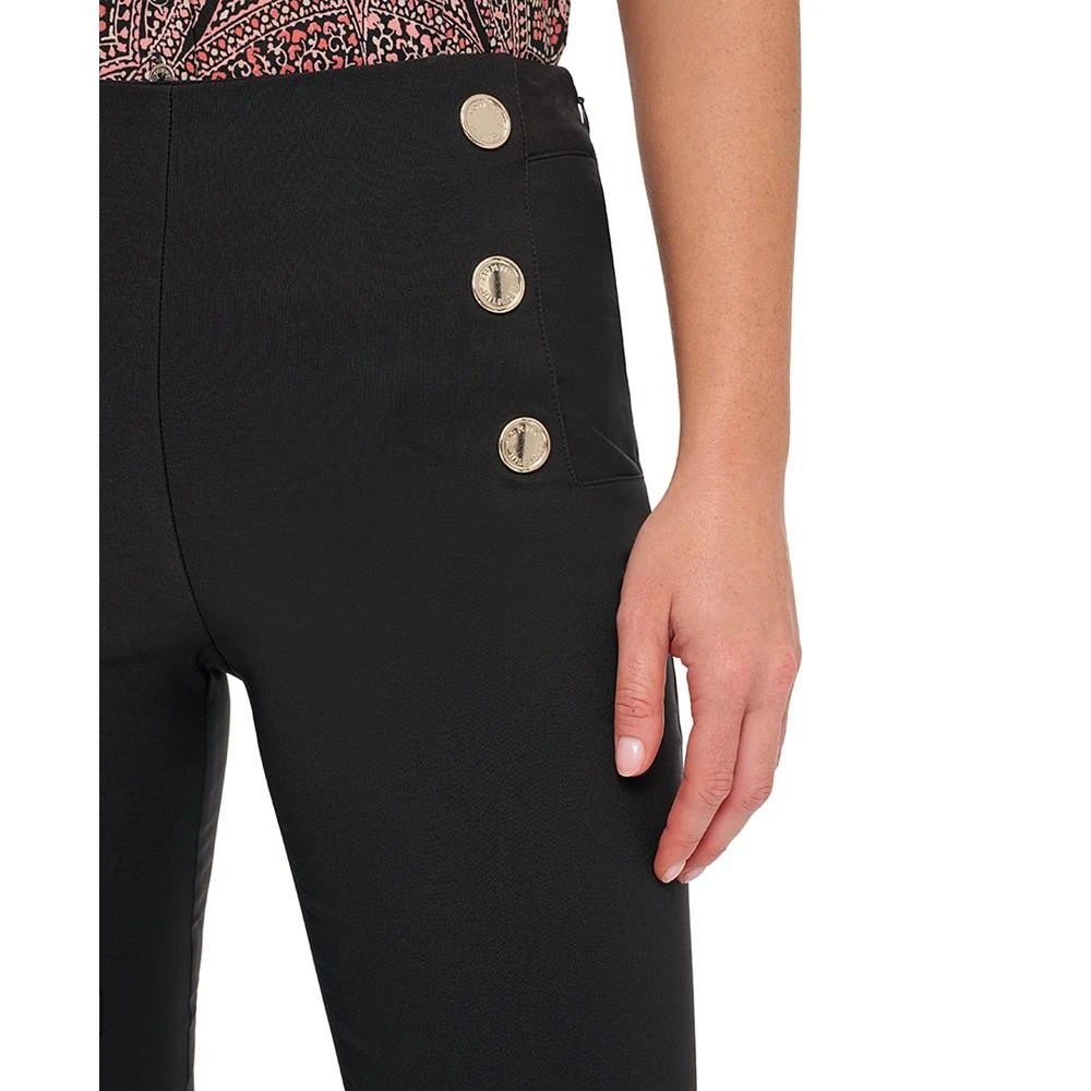 商品Tommy Hilfiger|Women's High-Rise Button Skinny Pants,价格¥821,第4张图片详细描述