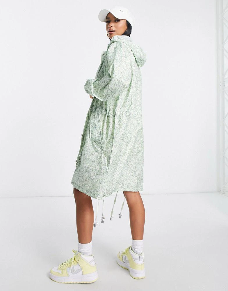 商品Brave Soul Petite|Brave Soul Petite julia rain mac in green,价格¥96,第2张图片详细描述