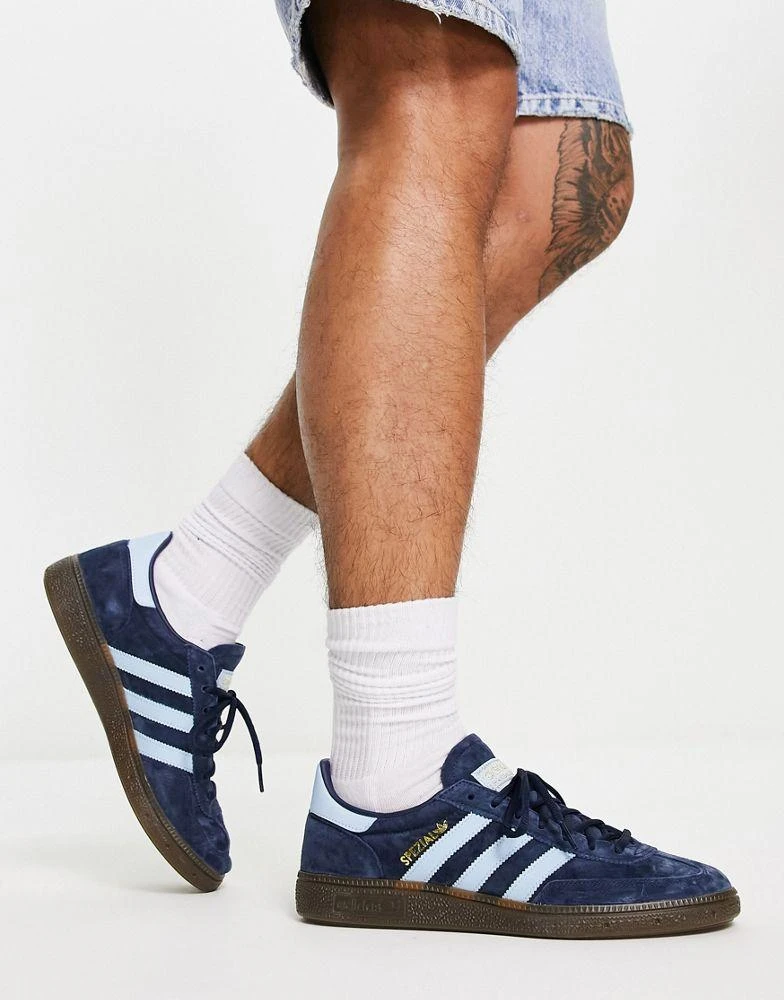 商品Adidas|adidas Originals Handball Spezial gum sole trainers in navy,价格¥827,第2张图片详细描述