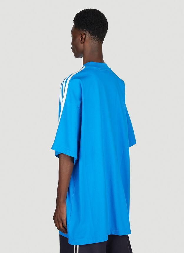 商品Adidas|Logo Print T-Shirt in Blue,价格¥5527,第6张图片详细描述