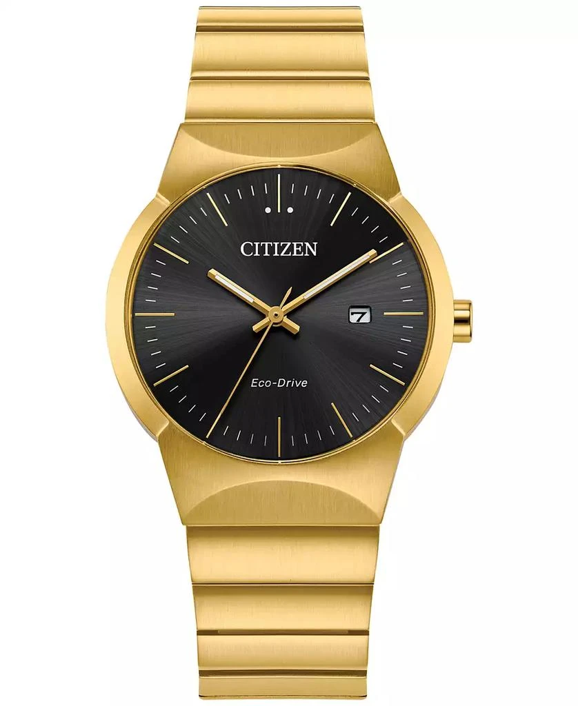 商品Citizen|Eco-Drive Women's Axiom Gold-Tone Stainless Steel Bracelet Watch 32mm,价格¥2003,第1张图片