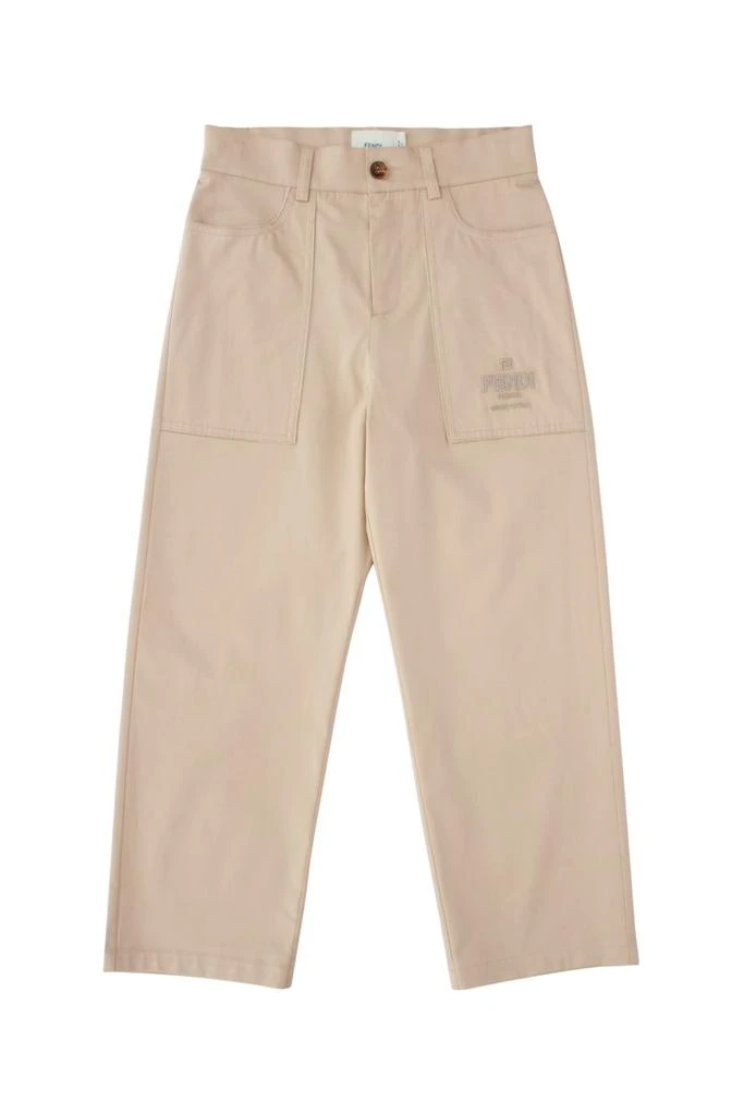 商品Fendi|Fendi Kids Logo-Detailed Trousers,价格¥1670,第1张图片