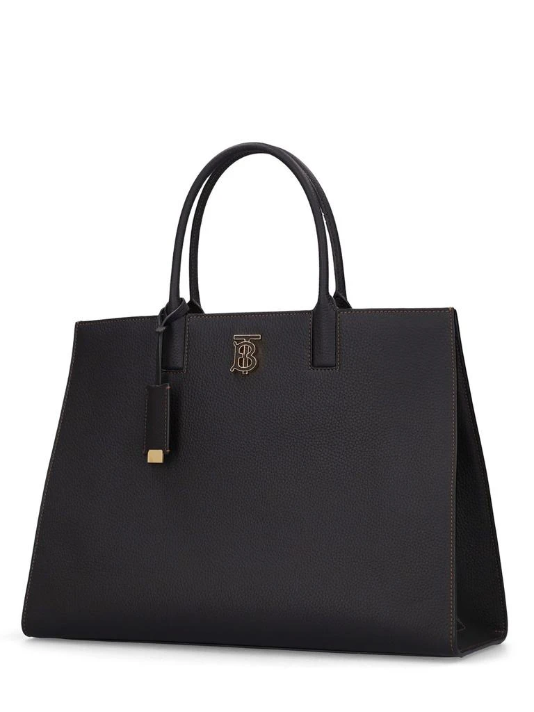 商品Burberry|Medium Tb Grained Leather Tote Bag,价格¥25151,第3张图片详细描述