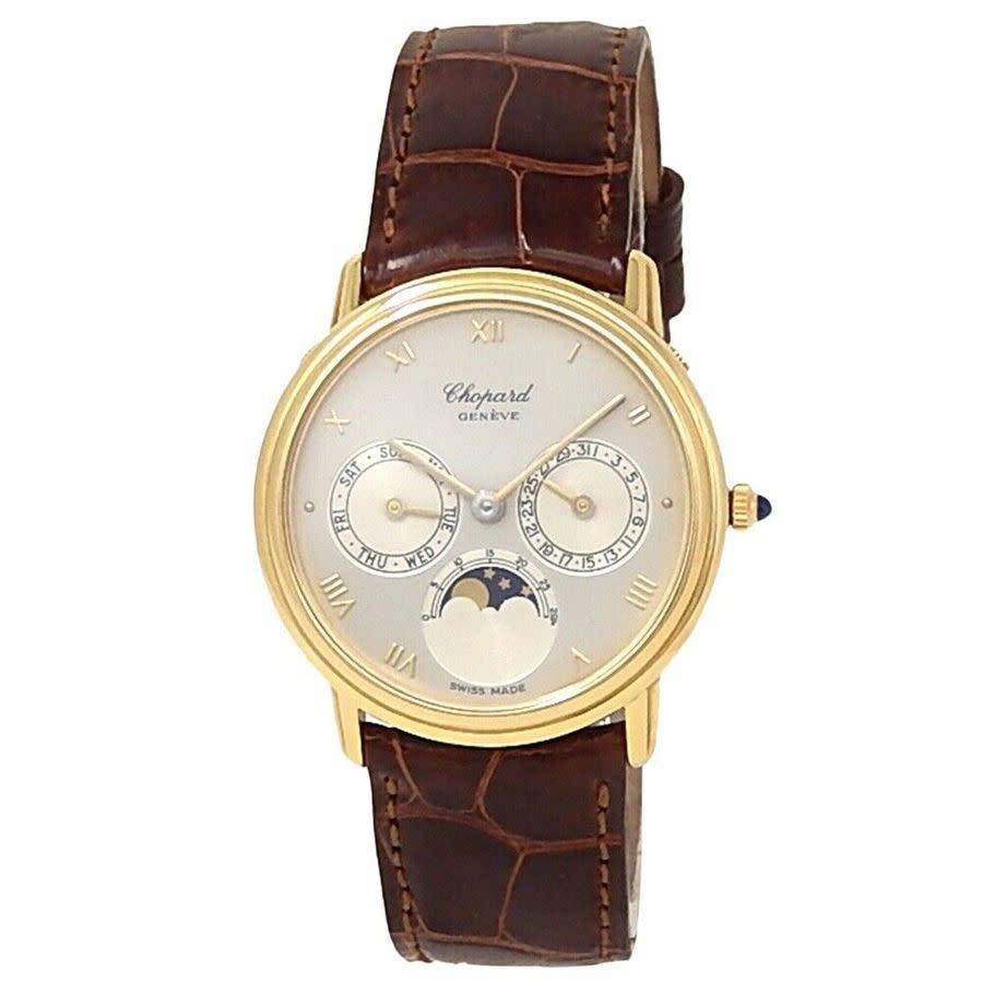 Pre-owned Chopard Luna D'oro Automatic Grey Dial Ladies Watch 1135商品第1张图片规格展示