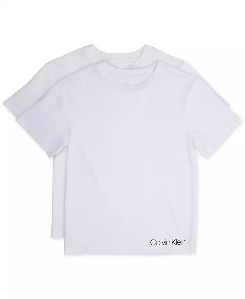 商品Calvin Klein|男童基础款T恤2件套, 小童&大童,价格¥73,第1张图片