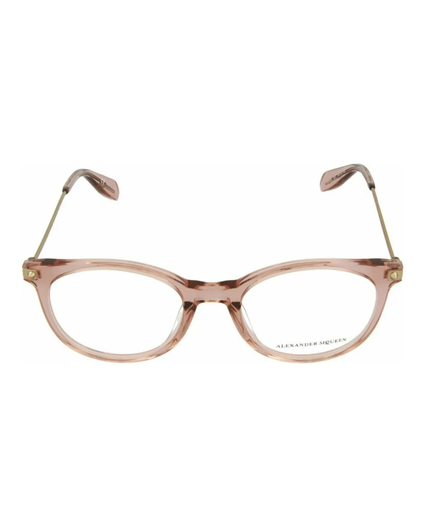 商品Alexander McQueen|Round Acetate Optical Glasses,价格¥808,第1张图片